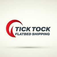 Tick Tock Flatbed Shipping Logo