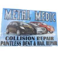 Metal Medic Autobody and Paintless Dent Repair. Logo