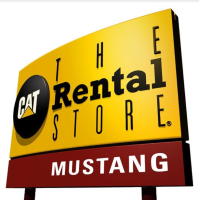 Mustang Cat Rental & Parts Store - Splendora Logo