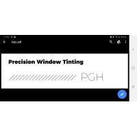 Precision Window Tinting Logo