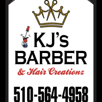 KJâ€™s Barber &Hair Creationz Logo