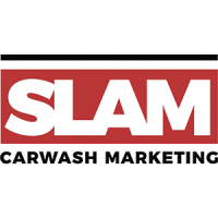 SLAM Car Wash Marketing Logo