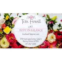 Body in Balance, Tesa Foxall LMT Logo