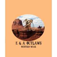 E & A Outlaws Work and Western Boots Logo