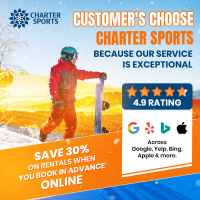 Charter Sports Ski & Snowboard Rentals - Lion Square Lodge North Logo