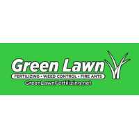 Green Lawn Weed Control and Fertilizing Logo