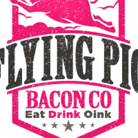 Flying Pig Burger Co. Olde Town Logo