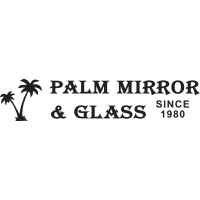 Palm Mirror and Glass Logo