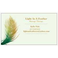 Light As A feather Massage Therapy Logo