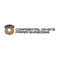 Confidential On Site Paper Shredding Logo