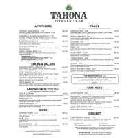 TAHONA Taqueria+Tequila Bar Logo