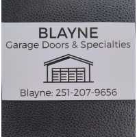 Blayne Garage Doors and Specialties Logo