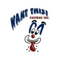 Want This! Customs Inc. Logo