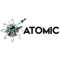 Atomic Screenprinting & Embroidery Logo