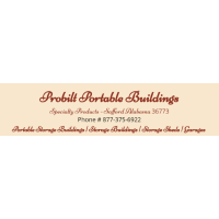 Probilt Storage Buildings by: Specialty Products Logo