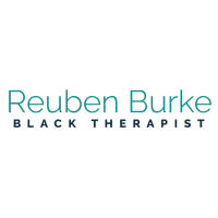 Reuben Burke Black Therapist Logo