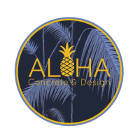 Aloha Concrete and Design Logo