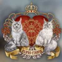 EuroCoons Maine Coon Cattery Logo