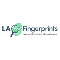 Fingerprint - Live Scan & LA Fingerprints Logo