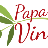 Papa Vince Extra Virgin Olive Oil Single Source Family Owned Company Logo