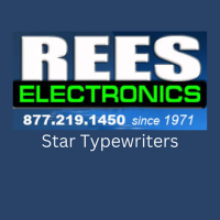 Rees Electronics/ Star Typewriters Logo