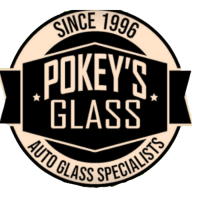 Pokey's Glass Logo