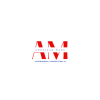 American Made Home Building and Construction Logo