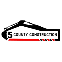 5 County Construction Logo