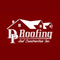 D. P. Roofing and Construction Logo