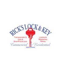 Rick's Lock & Key Logo