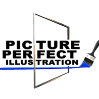 Picture Perfect Illustration Logo