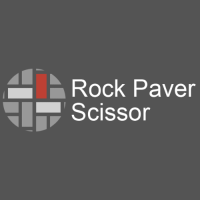 Rock Paver Scissor Logo
