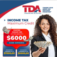 TDA FINANCIAL AND TAX SERVICES Logo