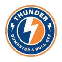 Thunder Dumpster & Rolloff Logo