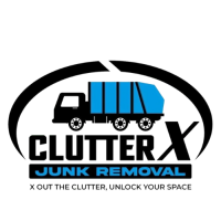 Clutter X Junk Removal Logo