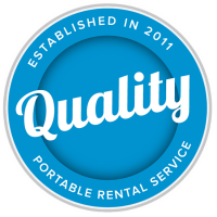 Quality Portable Rental Service Logo