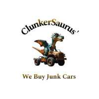 ClunkerSaurus' We Buy Junk Cars Logo