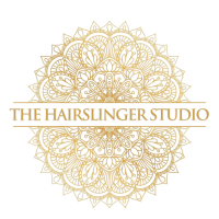 The Hairslinger Studio Logo