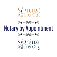 Signing Agent Girl (Notary by Appt) Logo
