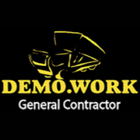 Demowork Demolition Contractor Logo