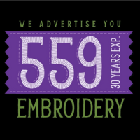 559 Embroidery Logo