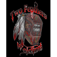 Two Feathers Welding Logo