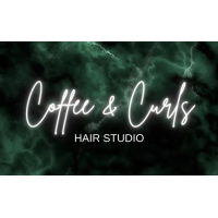 Coffee & Curls Hair Studio Logo