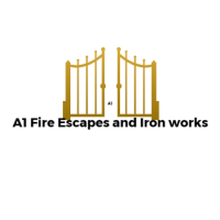 A1 Fire Escapes and Iron Works Logo