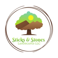 Sticks & Stones Landscaping Construction Logo