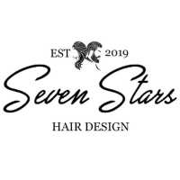 7 Stars Hair Design Logo