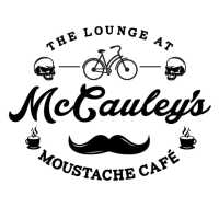 The Lounge at McCauley's Moustache CafÃ© Logo