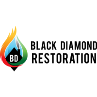 Black Diamond Water Damage & Flood Disaster Restoration Logo