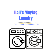 Halls Maytag Laundry Winchester Logo