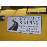 Accurate Striping Company Logo